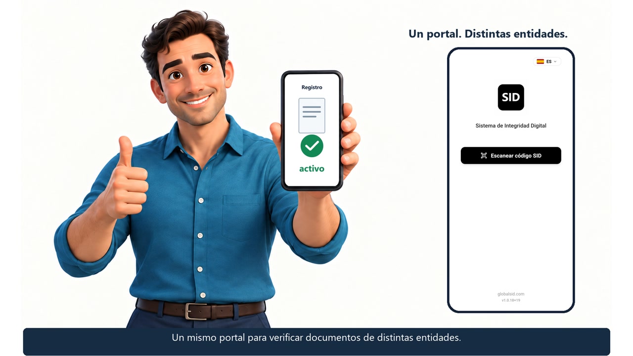 Presentación de Global SID: antes de confiar, verifica
